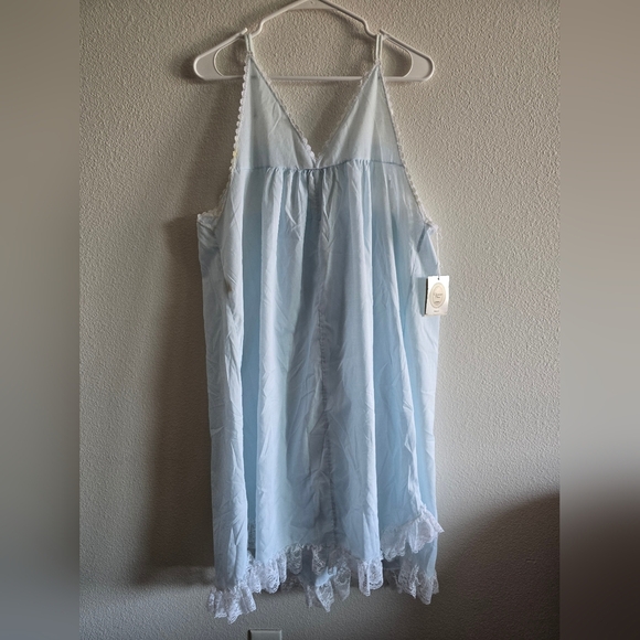 Dior Blue Smocked Halter Pajama - Picture 7 of 13